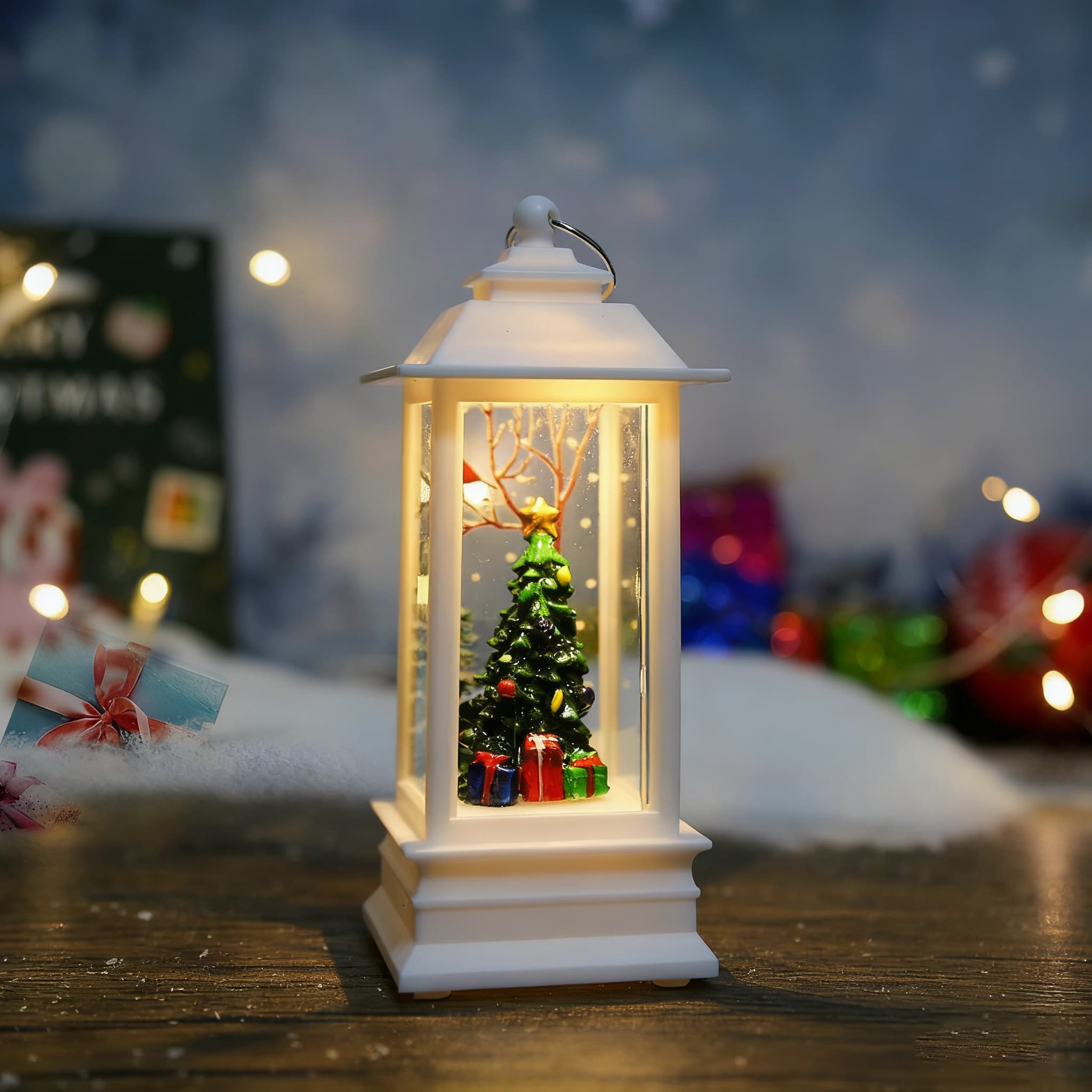 Santa Claus lantern ornament