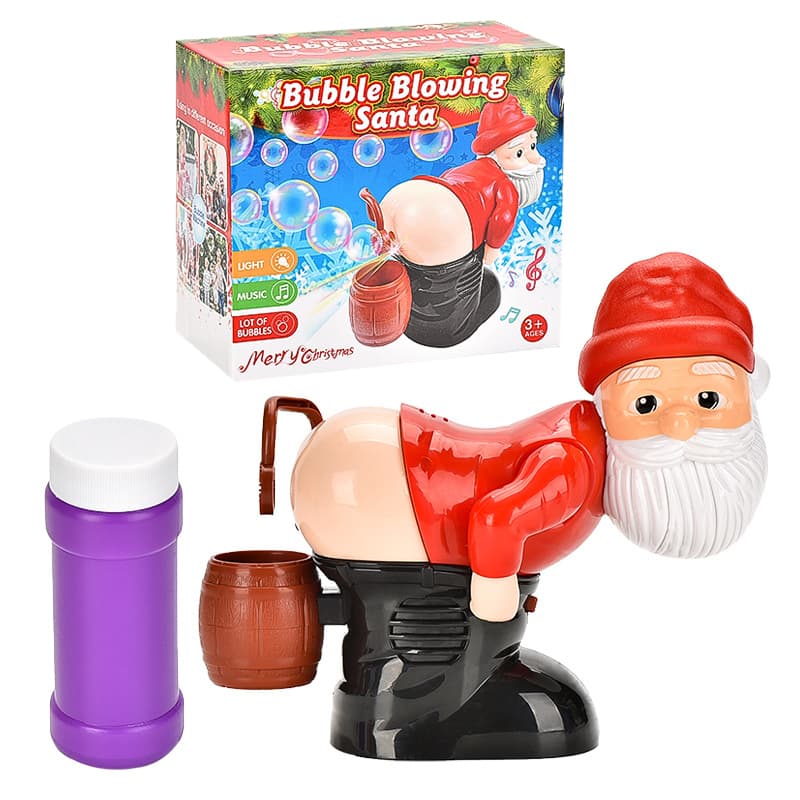 Santa Claus Funny Toy Bubble Machine